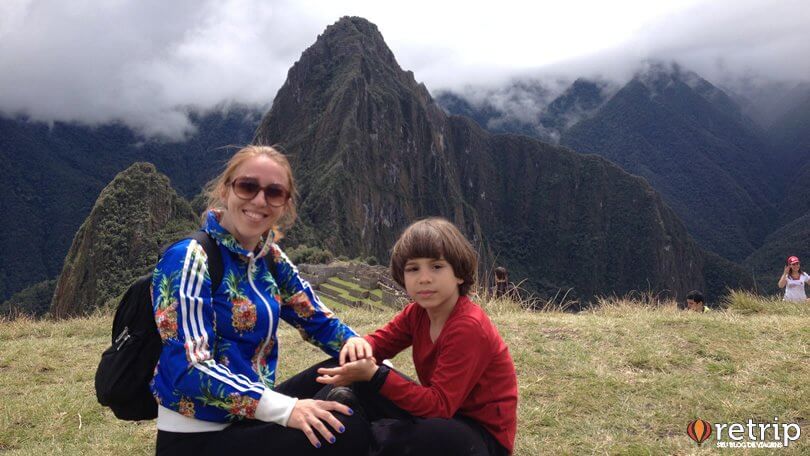Machu Picchu com filhos