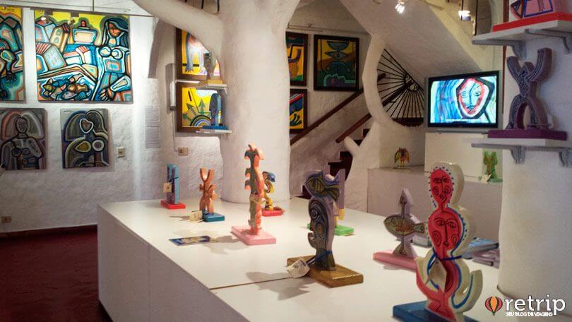 Galeria de Arte em Casapueblo, Punta Ballena no Uruguai