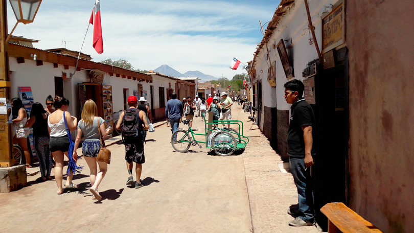 Caminhadas pelas ruas de San Pedro de Atacama